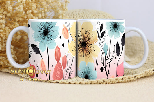 3D Flower Mug