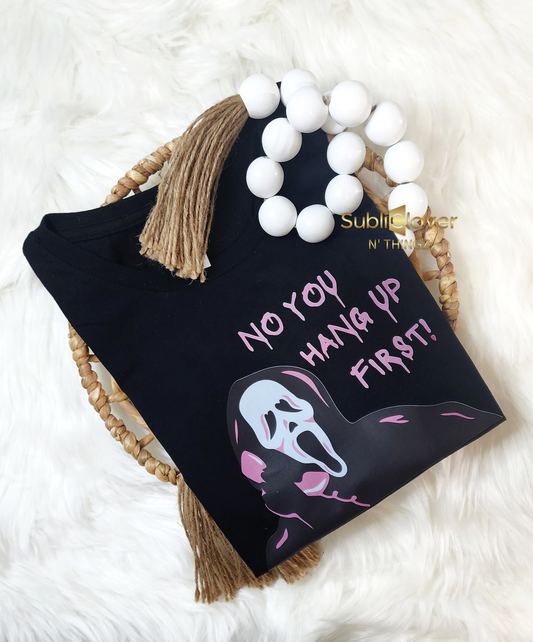 Ghost You Hang Up Crop Top (Adult)