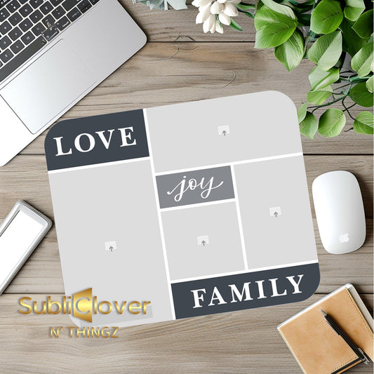 Love Joy Family Mouse Pad