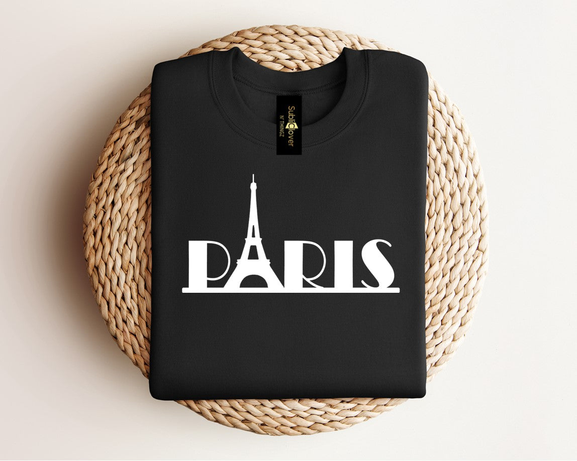 Paris Eiffel Tower Crewneck Sweatshirt (Adult Unisex)